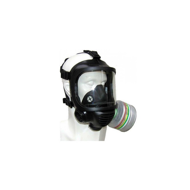 Plynová maska - ochranná celotvárová maska CM-6P, s filtrom MOF6