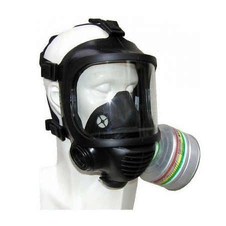 Plynová maska - ochranná celotvárová maska CM-6, s filtrom MOF6