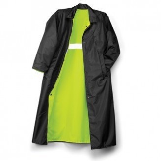 Kabát obojstraný bezpečnostný reflexný - čierny