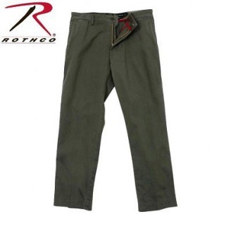 Nohavice CHINOS deluxe, oliv