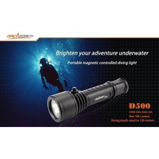 Svietidlo LED ORCATORCH  D500, potápanie