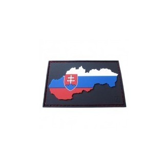 Nášivka Slovenská republika, farebná, velcro
