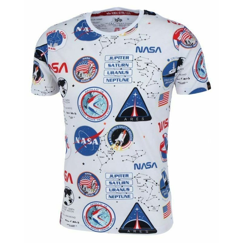Tričko ALPHA INDUSTRIES NASA AOP