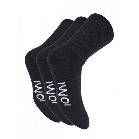 Ponožky Sock Shop IOMI DIABETIC čierne, 3páry