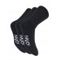 Ponožky pre diabetikov IOMI čierne, 3páry