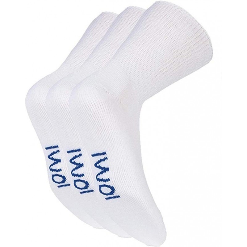 Ponožky pre diabetikov IOMI biele, 3páry