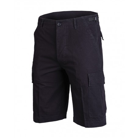 Krátke nohavice bermudy rip-stop, čierne