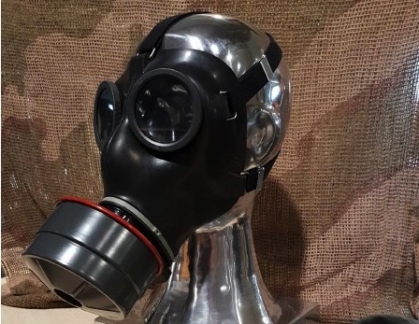 Originálna armádna plynová celotvárová ochranná maska